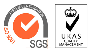 SGS ISO 9001 certification logo