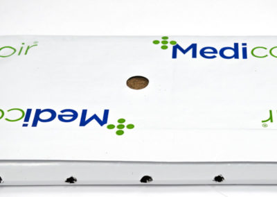 Lay-Flat Bag detail by Medicoir, for cannabis cultivation